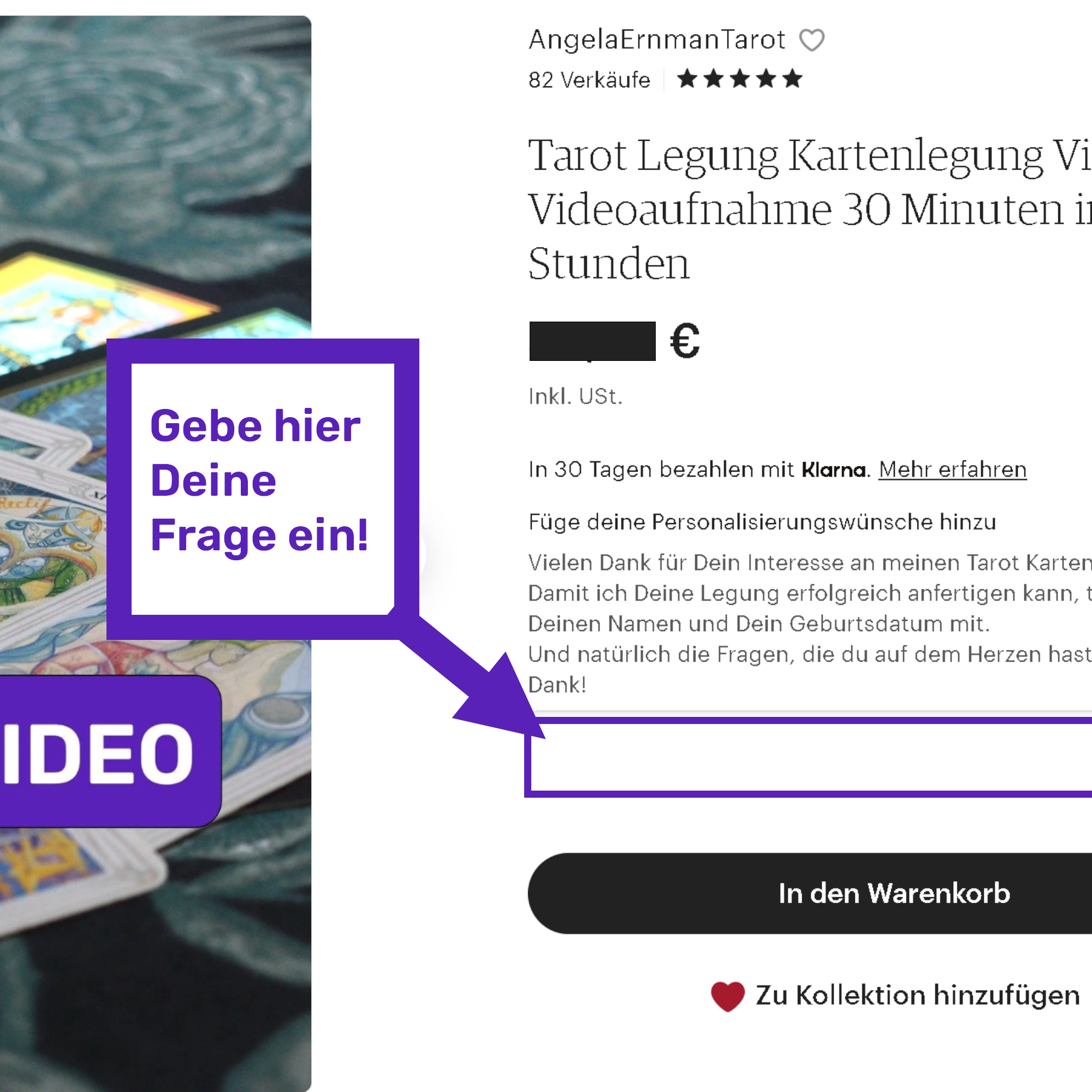 Tarot Chakra-Analyse Videoaufnahme Gesundheit Wohlbefinden Kartenlesung in 24 Stunden mindestens 20 minütiges Video Kartenlegung
